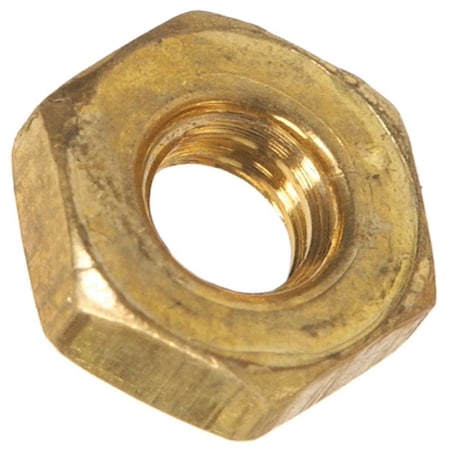 Hillman Machine Screw Hex Nut, #10-32, Brass 3009388